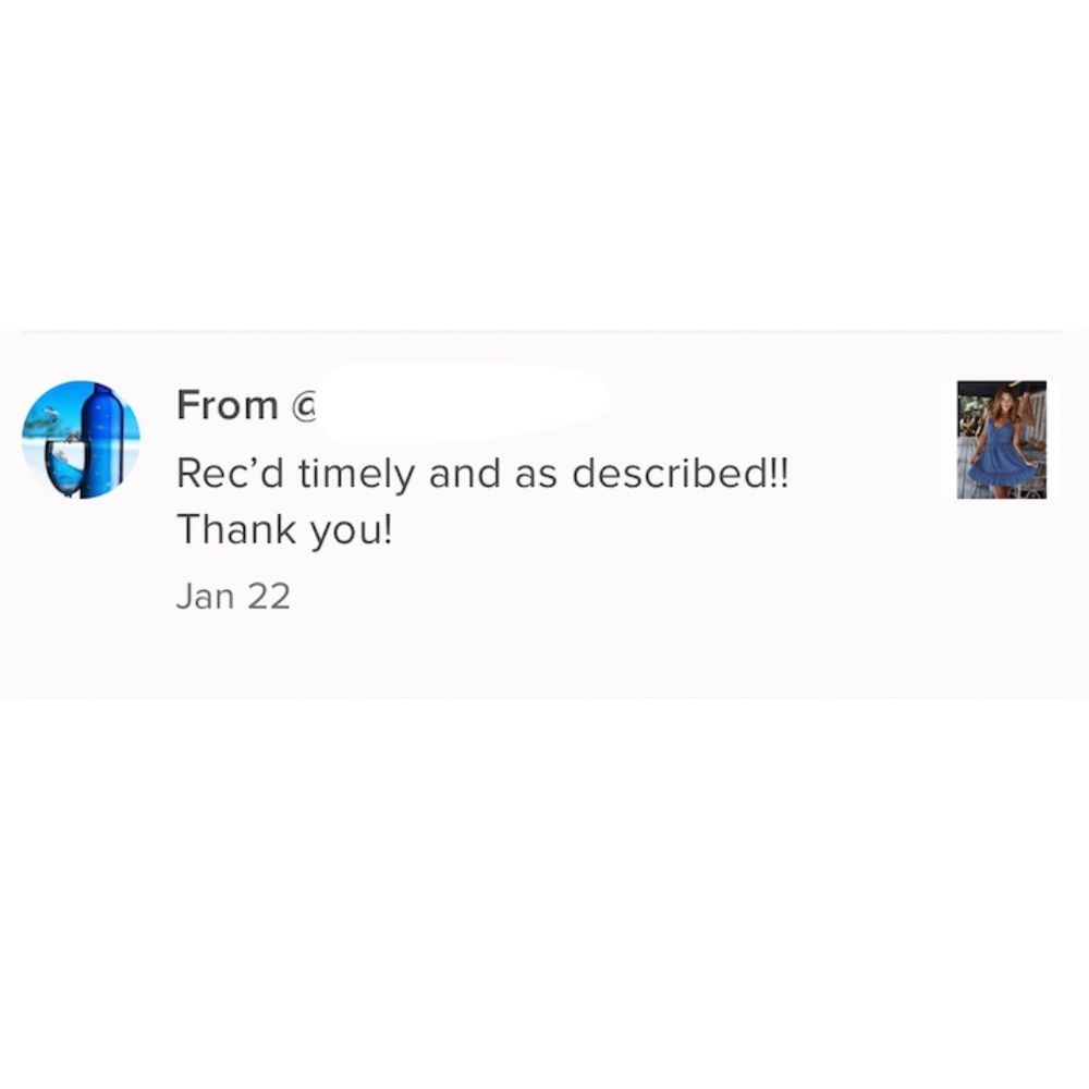 Polka Dot Blue V-Neck Mini Dress - Picture 9 of 11